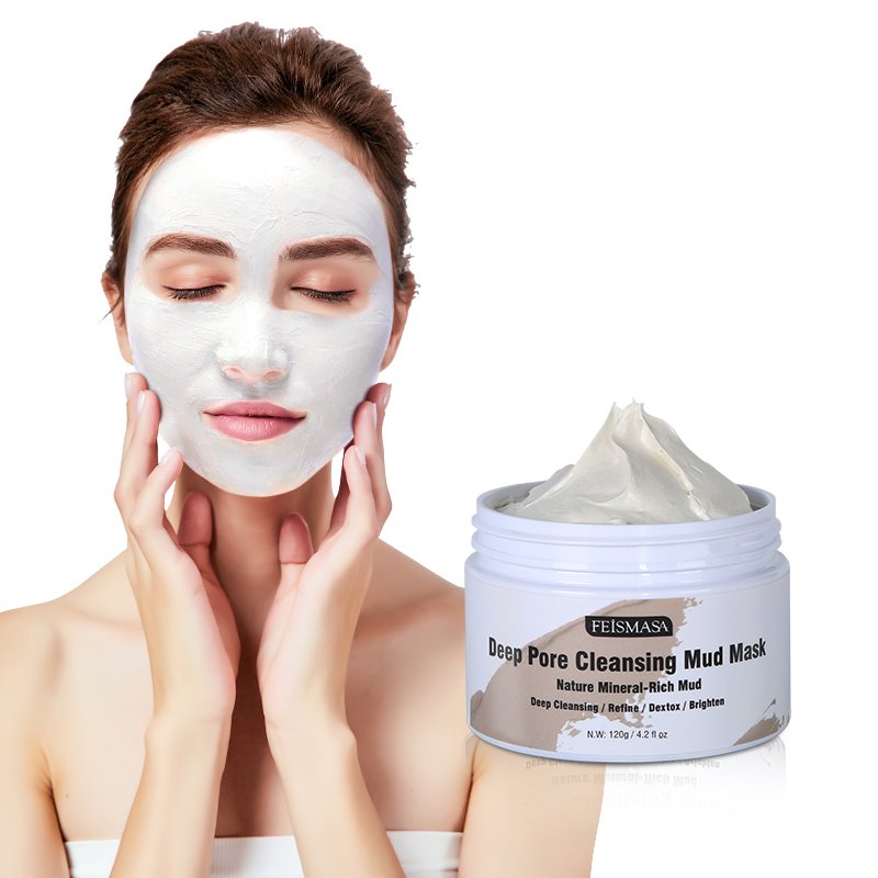Logo Clay Powder Face Skin Mask Vitamin C  Mud Mask for Deep Cleansing Minimize Pores Moisturizing Clay Mask thumbnail 12